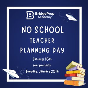 No School Teacher Planning Day